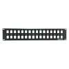 2U 32 Port Blank Keystone Patch Panel