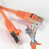 0.5Ft Cat.5E Shielded Patch Cable Molded Orange