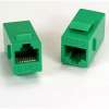 Cat.6 Inline Coupler w/Keystone Latch Green