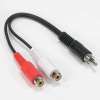 6inch RCA-Male to RCA-Female x2