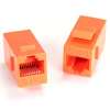 Cat.6 Inline Coupler w/Keystone Latch Orange