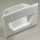 3-Gang Recessed Low Voltage Cable Plate, White