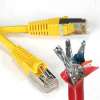 Cat6 Shielded 10ft PiMF STP Patch Cable 550MHz - Yellow