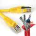Cat6 Shielded 75ft PiMF STP Patch Cable 550MHz - Yellow