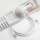 8Ft Cat.5e Molded Snagless Patch Cable White
