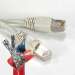 Cat6 Shielded 3ft PiMF STP Patch Cable 550MHz - Gray