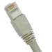 Cat6A 10ft Patch Cable with Molded Boot 10G - Gray
