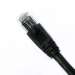Cat6A 1ft Patch Cable with Molded Boot 10G - Black