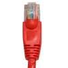 75ft Cat5E Red Patch Cable with 24AWG Pure Stranded Copper Wire, 50 Micron Gold Plating and 350MHz Performance