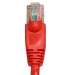 75ft Cat5E Red Patch Cable with 24AWG Pure Stranded Copper Wire, 50 Micron Gold Plating and 350MHz Performance