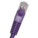 Cat5E 20ft Patch Cable with Molded Boot 350MHz - Purple