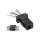 DB9 Female to RJ45 Mojular Adapter  Black