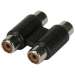 Dual RCA Inline Coupler