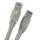 Cat6A 1ft Patch Cable with Molded Boot 10G - Gray