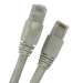 Cat6A 1ft Patch Cable with Molded Boot 10G - Gray