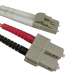 5 Meter 50um LC-SC Duplex Multi-Mode Fiber Patch Cable