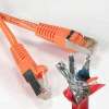 Cat6 Shielded 5ft PiMF STP Patch Cable 550MHz - Orange