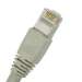 Cat6A 75ft Patch Cable with Molded Boot 10G - Gray