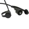 50Ft Cat.6 SSTP Industrial Outdoor Patch Cable w/Dust Cap Black