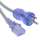 6Ft Hospital Grade Power Cord 5-15P to C13 SJT 18/3 Clear Blue