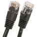 Cat5E 10ft Patch Cable with Molded Boot 350MHz - Black