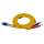 1 Meter 9um LC-ST Duplex Single-Mode Fiber Patch Cable