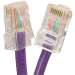 Cat6 Non-Booted 1ft Assembly Patch Cable 550MHz - Purple