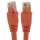 Cat6A 35ft Patch Cable with Molded Boot 10G - Orange
