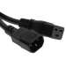 3Ft  Power Cord C14 to C19 Black/ SJT 14/3