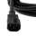 6Ft Power Extension Cord C13 to C14 Black /SJT  14/3