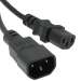 10Ft Power Extension Cord C13 to C14 Black /SVT  18/3