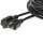 10Ft Power Cord 5-15P to 5-15R   Black / SJT 16/3