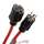 25ft 16/3 SJTW Orange Extension Cord,Black Plug