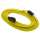 50ft 14/3 SJTW Yellow Extension Cord,Black Plug