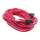 100ft 12/3 SJTW Red  Extension Cord,Black Plug