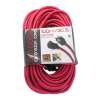 100ft 12/3 SJTW Red  Extension Cord,Black Plug