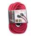 100ft 12/3 SJTW Red  Extension Cord,Black Plug