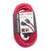 50ft 12/3 SJTW Red  Extension Cord,Black Plug