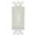 Decor Insert with Flexible Opening White
