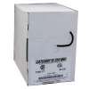 1000Ft Cat.5E Solid Cable Plenum Black, UL/ETL/CSA