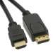 10Ft DisplayPort to HDMI 4K/30Hz 30AWG