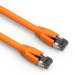 25Ft Cat.8 S/FTP Ethernet Network Cable 2GHz 40G Orange