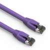7Ft Cat.8 S/FTP Ethernet Network Cable 2GHz 40G Purple