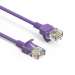 50Ft Cat6A UTP Slim Ethernet Network Booted Cable 28AWG Purple