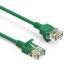 30Ft Cat6A UTP Slim Ethernet Network Booted Cable 28AWG Green