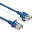 30Ft Cat6A UTP Slim Ethernet Network Booted Cable 28AWG Blue