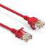 7Ft Cat6A UTP Slim Ethernet Network Booted Cable 28AWG Red