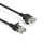 3Ft Cat6A UTP Slim Ethernet Network Booted Cable 28AWG Black
