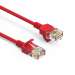 0.5Ft Cat6A UTP Slim Ethernet Network Booted Cable 28AWG Red