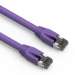 2Ft Cat.8 S/FTP Ethernet Network Cable 2GHz 40G Purple